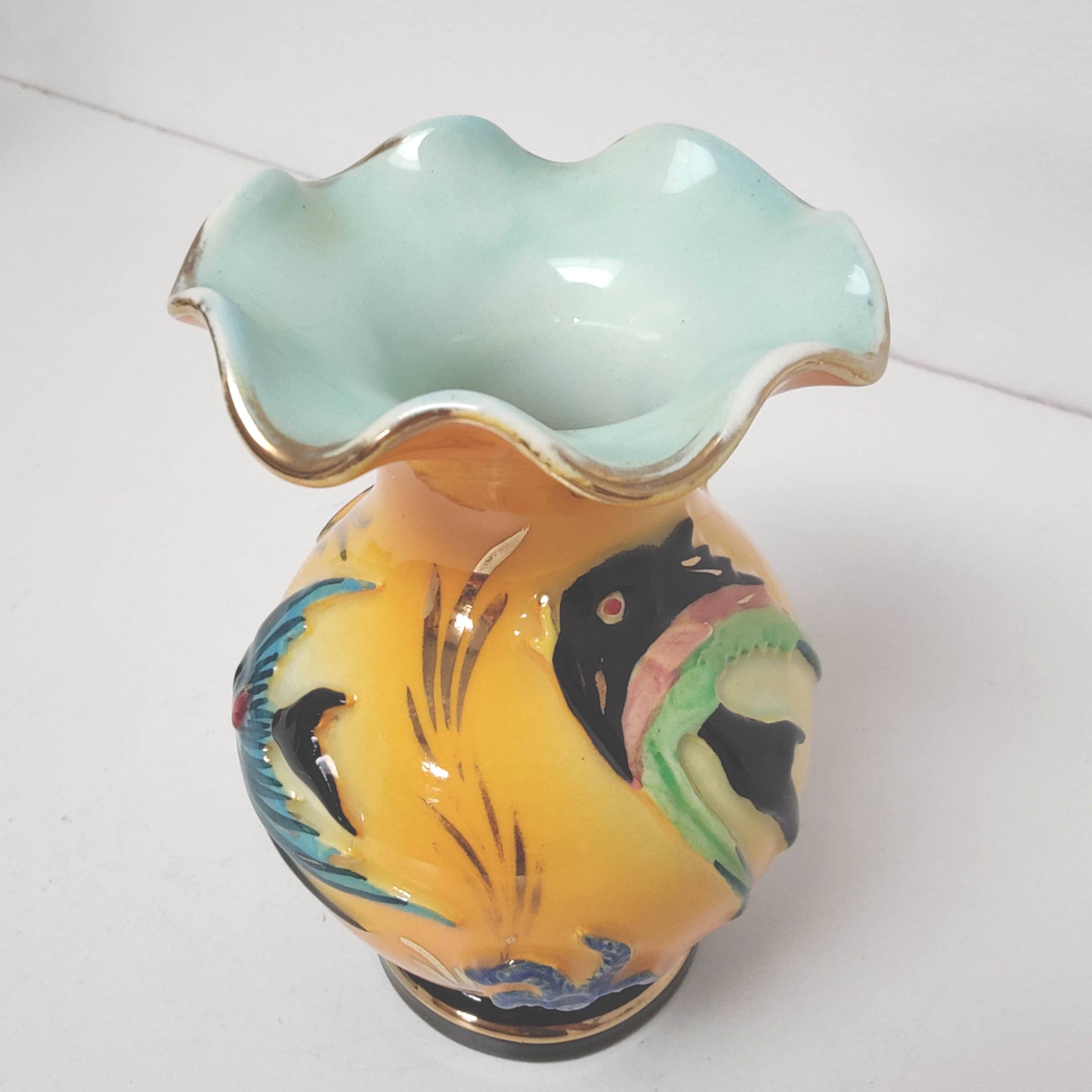 Ceramic vase Monaco workshop Cerdazur seabed