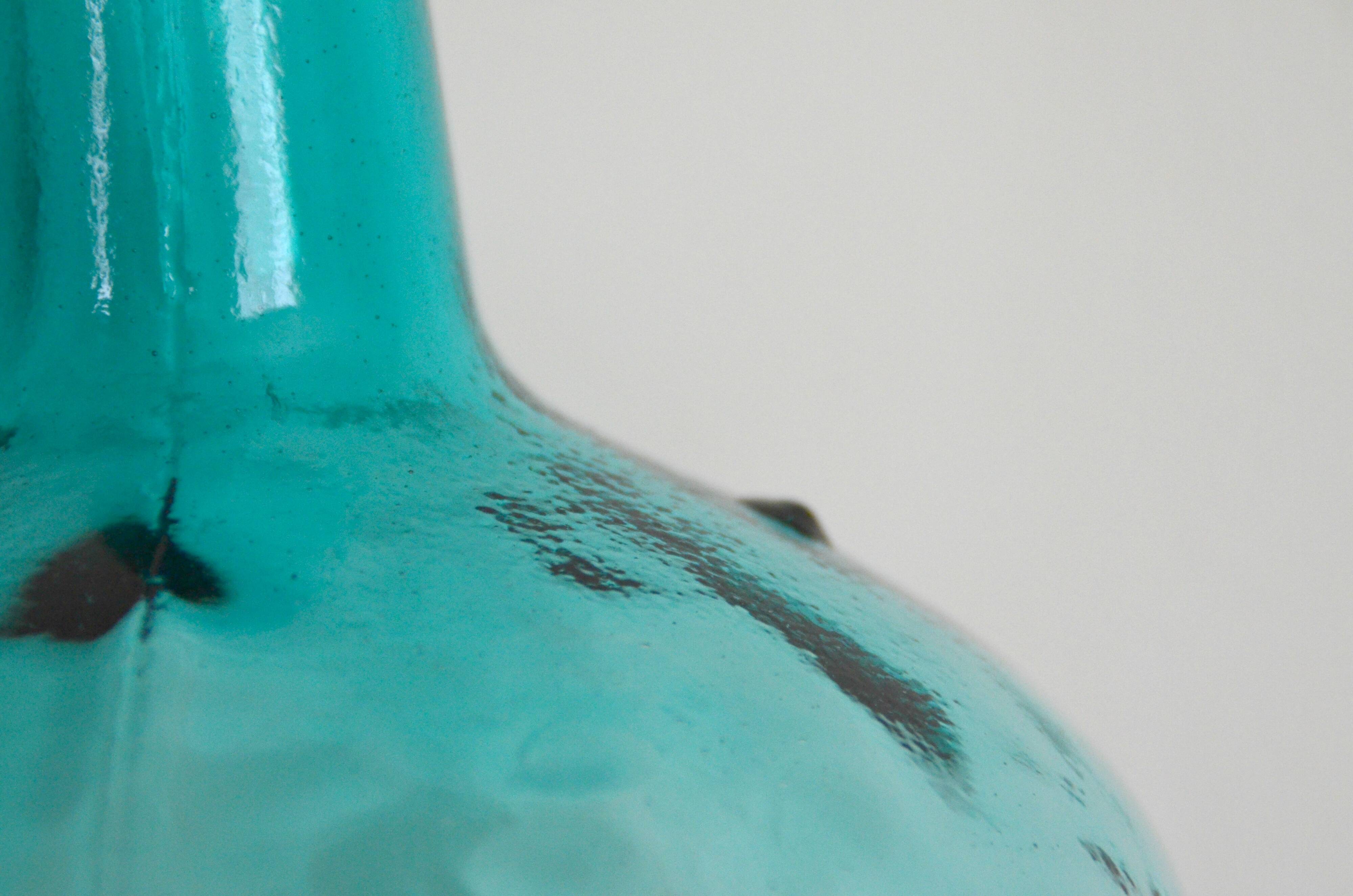 Blue demijohn carboy