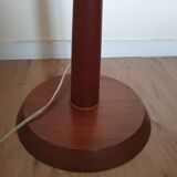Scandinavian diabolo teak floor lamp