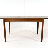 Extendable rectangular dining table in rosewood 'Emmedingen'