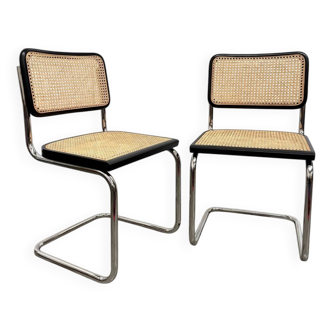 Pair of black B32 chairs