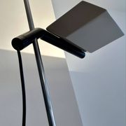 Guzzini "Mattonella" floor lamp, Mondrago marble base, 1970