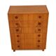 Commode scandinave "tallboy" en teck, Suède, 1960