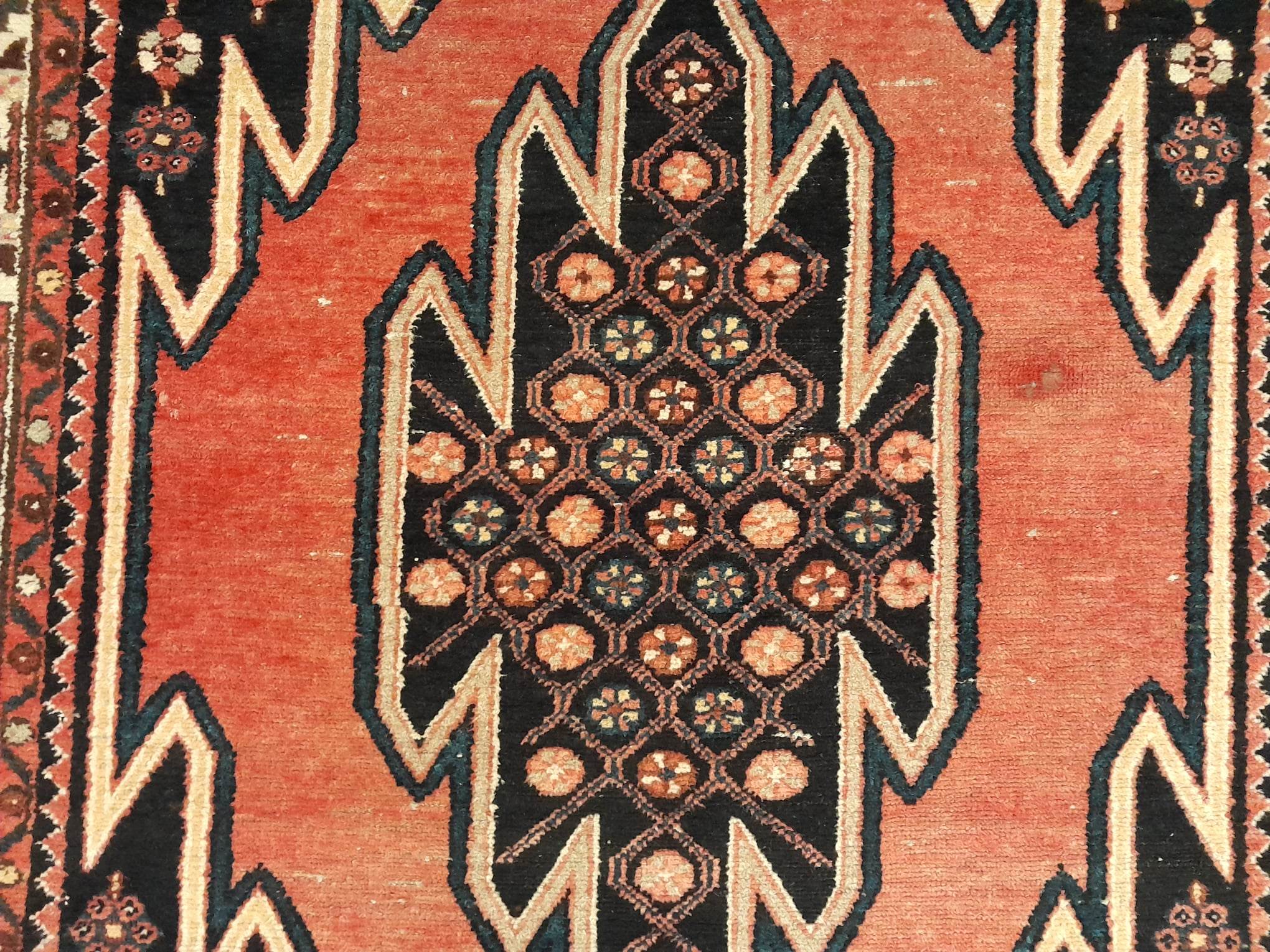 Handmade Persian Maslaghan rug 190x125cm