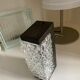 Wall lamp RZB Leuchten textured molded glass and vintage bakelite