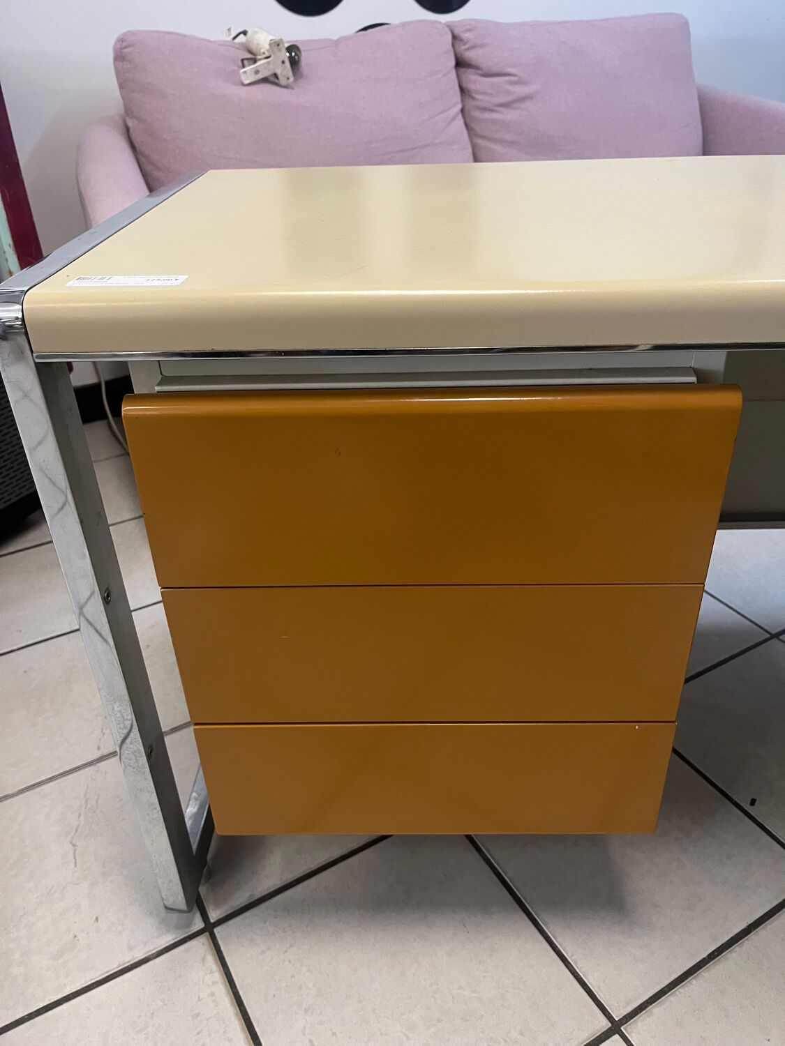 Vintage metal desk