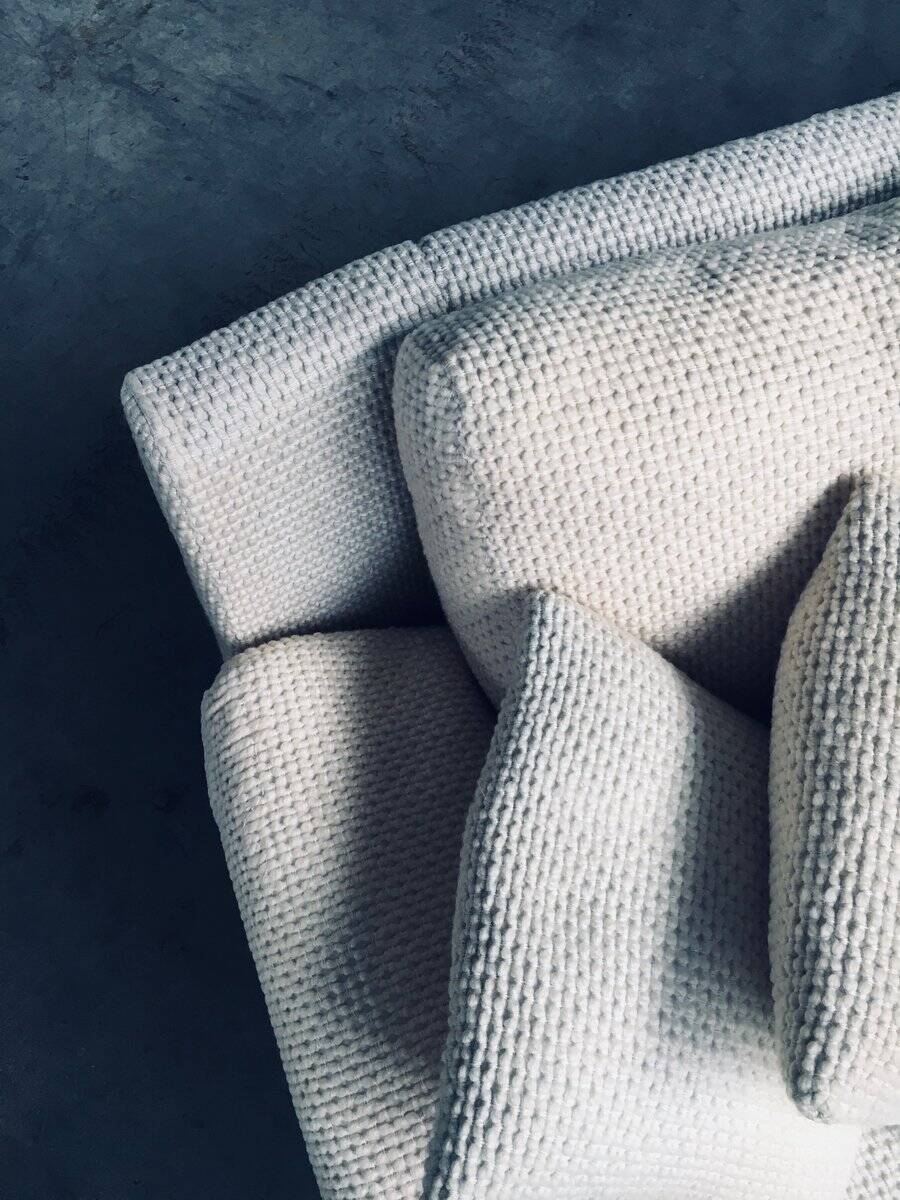 Mid-Century Modern Design Boucle Wool 3-Seater Sofa, 1960s