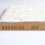 Painting, textured white painting by Vincent Dufresne, 2017