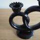 Villeroy & Boch - Rare Septfontaines Earthenware Pretzel Candle Holder - 1950s, Luxembourg