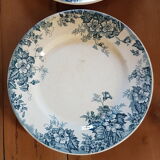 Set of 8 flat plates Saint Amand and Hamage