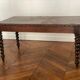 Old farm dining table Louis XIII turned wood