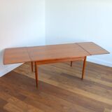 Grande table à manger scandinave avec rallonges 1960s ( 6 à 12 personnes )