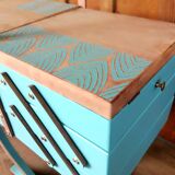 Vintage sewing cart