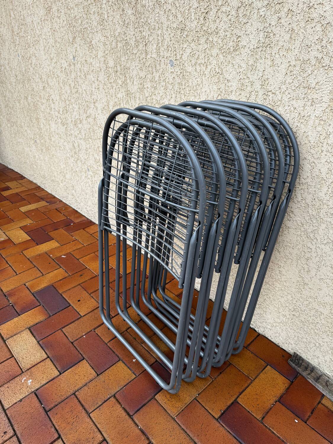 Chaises pliantes vintage Åland par Niels Gammelgaard pour Ikea, set de 6