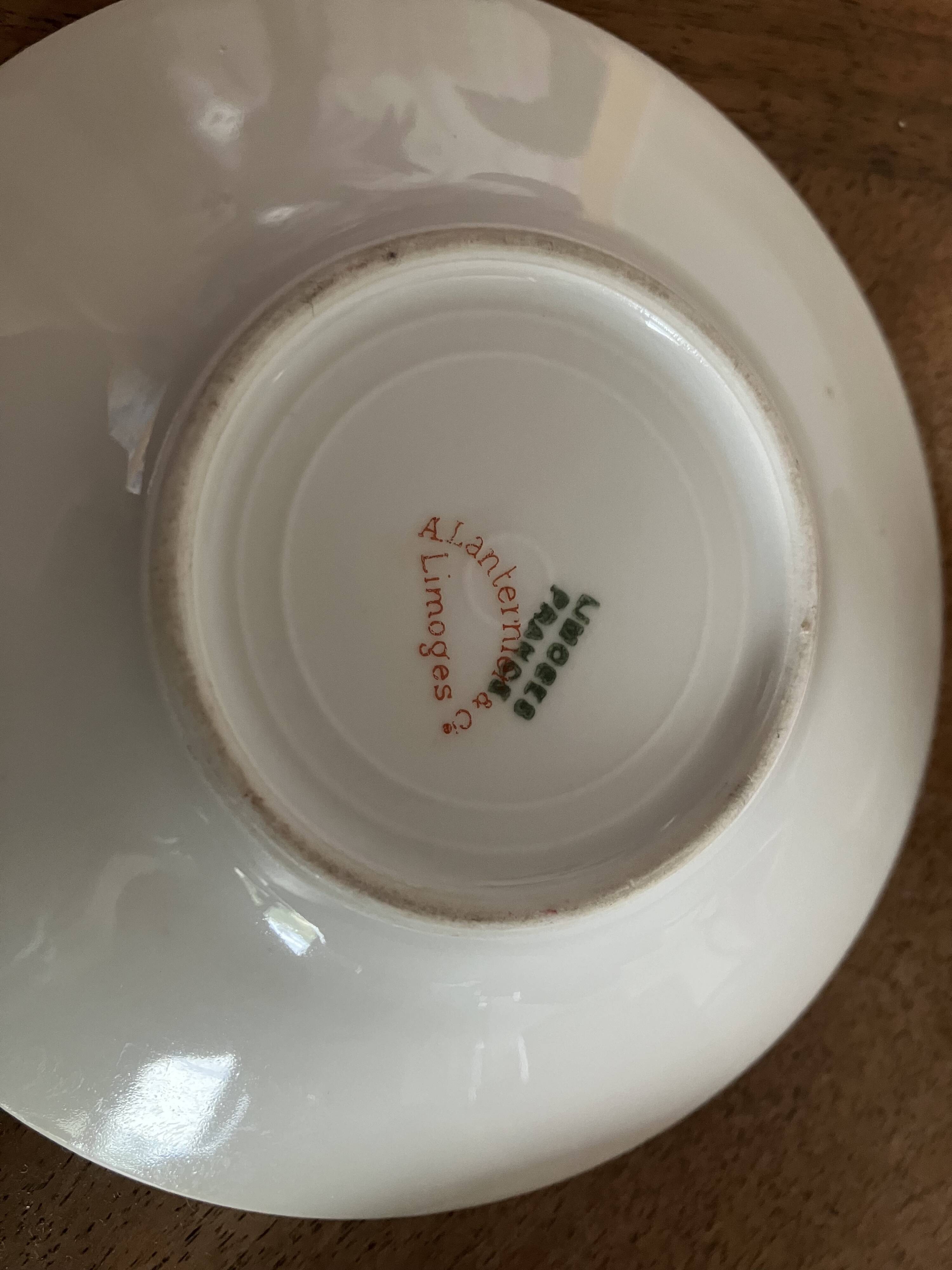 A. Lanternier porcelain cups