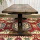 Table monastère anglaise en chêne XIXème