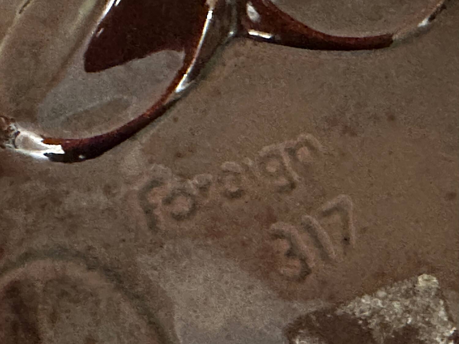 Foreign West Germany ceramic bowl and pocket emptier