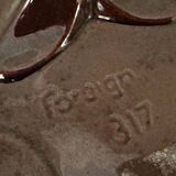 Foreign West Germany ceramic bowl and pocket emptier