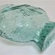 Zoomorphic vase fish glass 70s