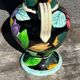 Vase Amphore céramique Vallauris signé JTF - H 30 cm