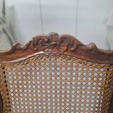 Pair of waxed Louis X period chairs