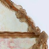 Miroir vénitien en verre de Murano par Art Venitien, modèle Campanil