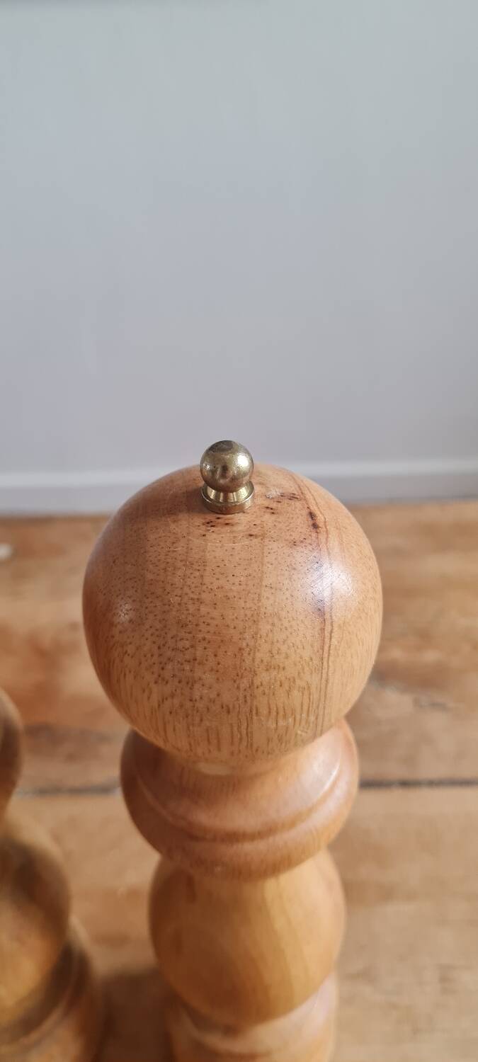 Marilux pepper mill and salt shaker