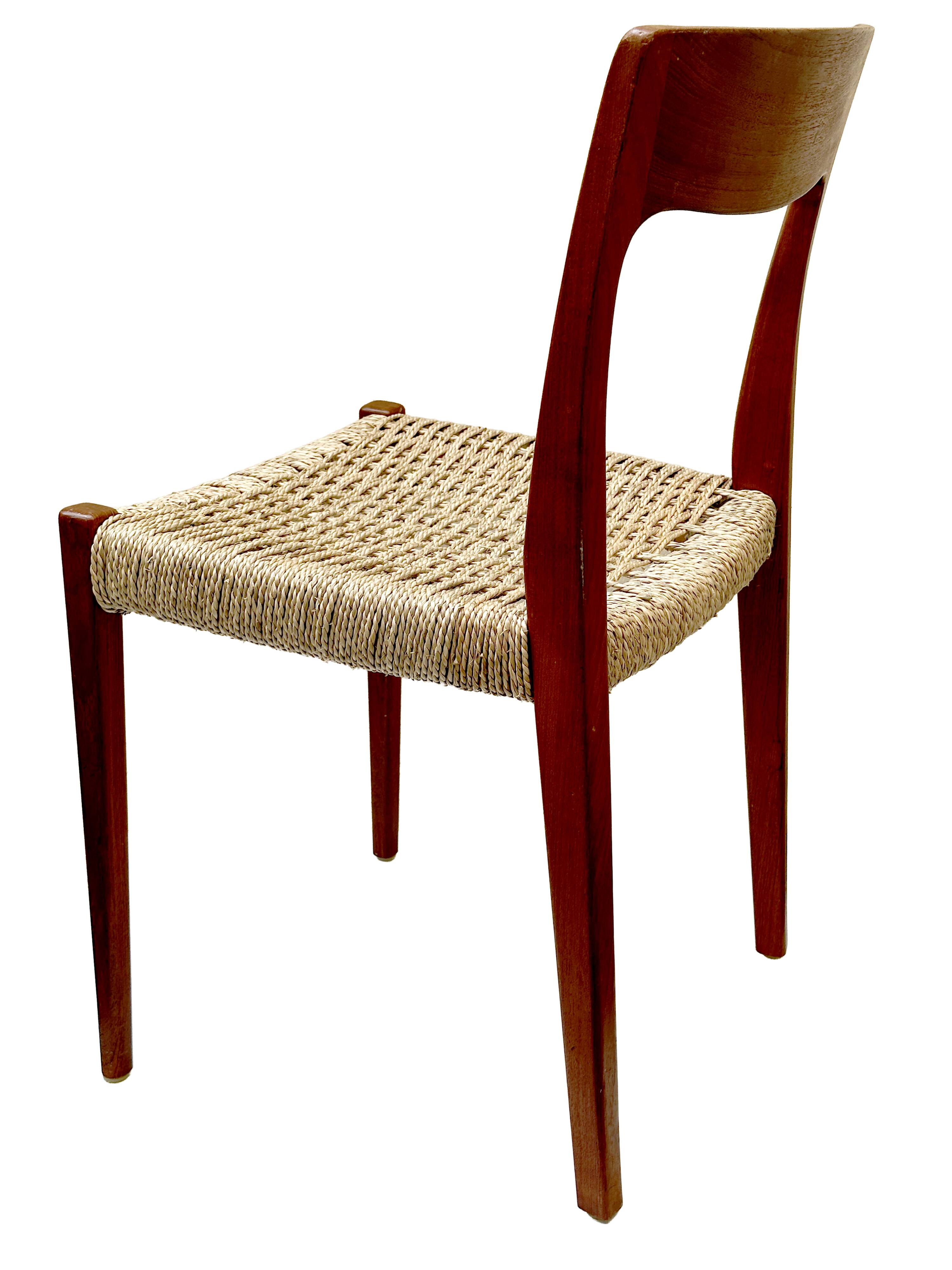 One Niels Moller Model 77 Chair 1960 Danish