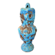2 vases de charles cart en bleu turquoise fat lava cyclope, 1960s, emaux des glaciers cyclope