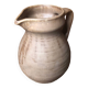 Old Vintage Beige Ceramic Pitcher