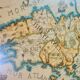 Old Map of Brittany By Derveaux Daniel Etching
