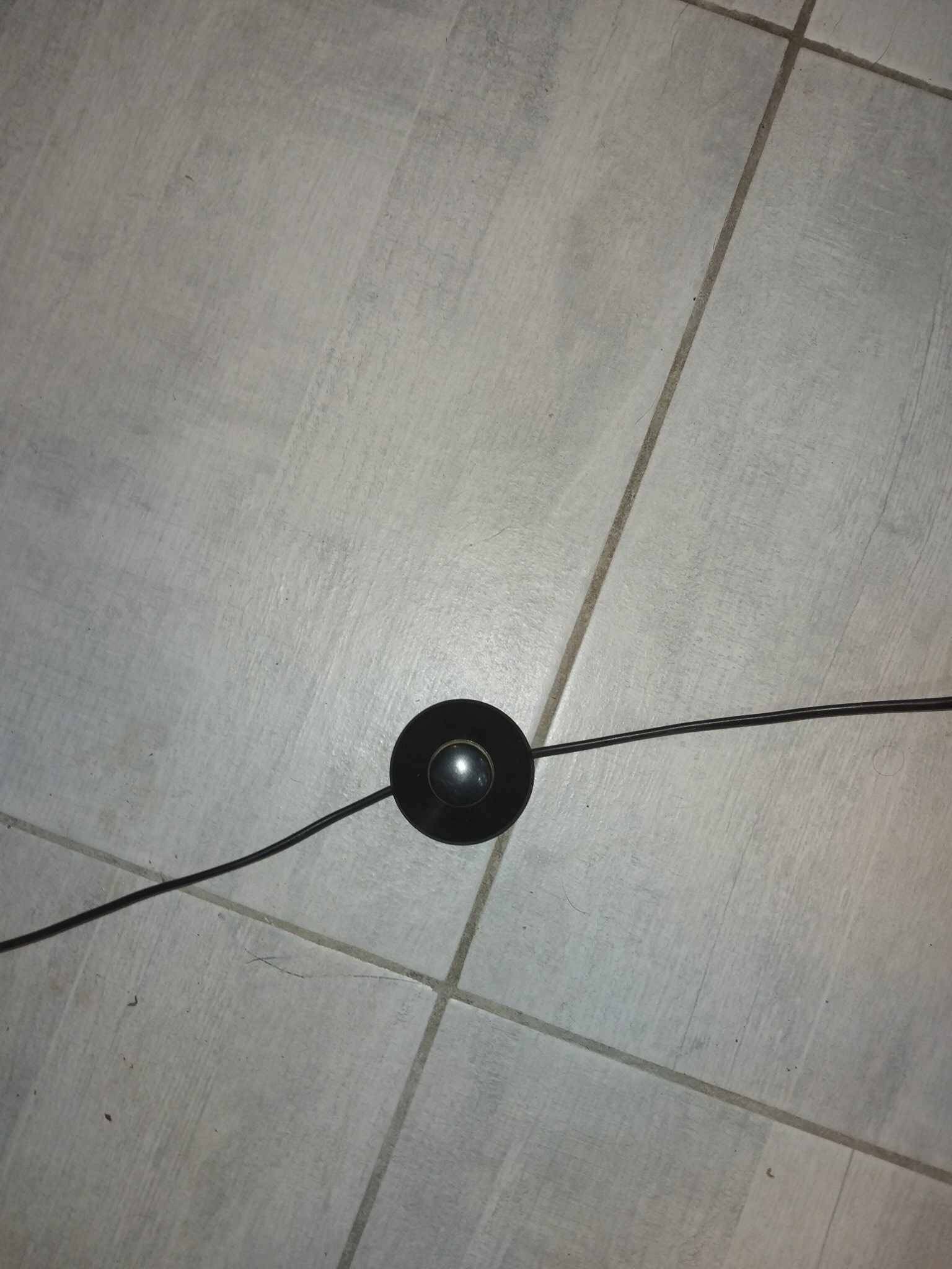 50s/60s bronze floor lamp