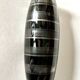 Vase art déco en verre noir et argent  signé hem    années 30