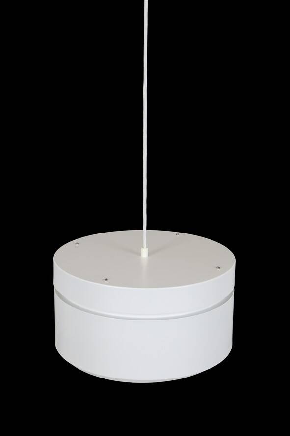 Big Danish Space Age pendant lamp / 1970s / Mid-century modern design / White