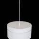 Big Danish Space Age pendant lamp / 1970s / Mid-century modern design / White