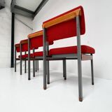Set of 4 Pali dining chairs by Louis van Teeffelen, 1960s