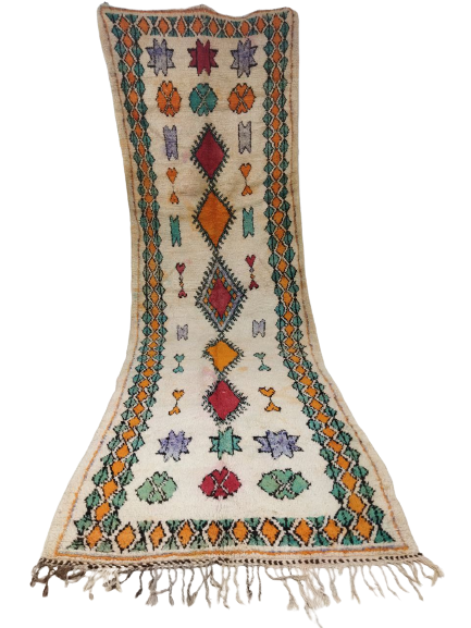 Tapis berbere marocain 417x136cm