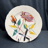 Longwy, Belle Epine earthenware plate circa 1960
