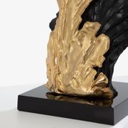 Pair of bronze and resin lamps by Philippe Cheverny, 1970s