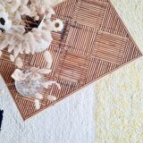 Antique rattan coffee table