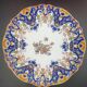 Faience dish of rouen -flower basket - ø 38 cm