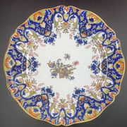 Faience dish of rouen -flower basket - ø 38 cm