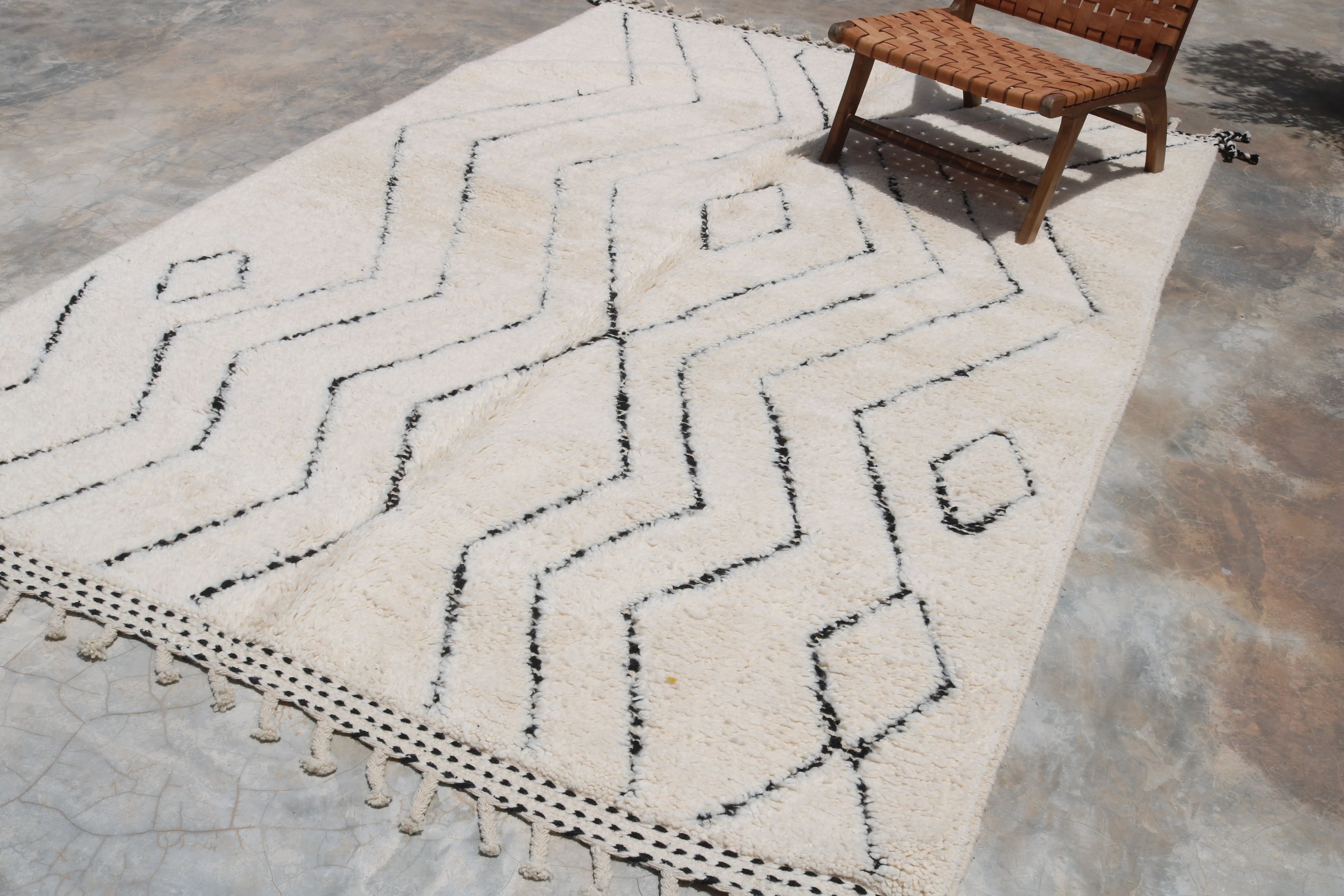 Grand tapis Beni Ouarain, 300 x 200 cm - G1029