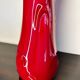 Vintage red Murano soliflore vase