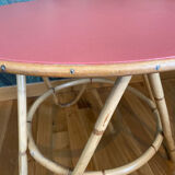 Rattan, bamboo, vintage coffee table