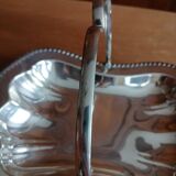 Panier en métal argenté