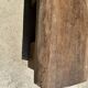 Asian solid wood quadripod brutalist coffee table H30 L81 l42