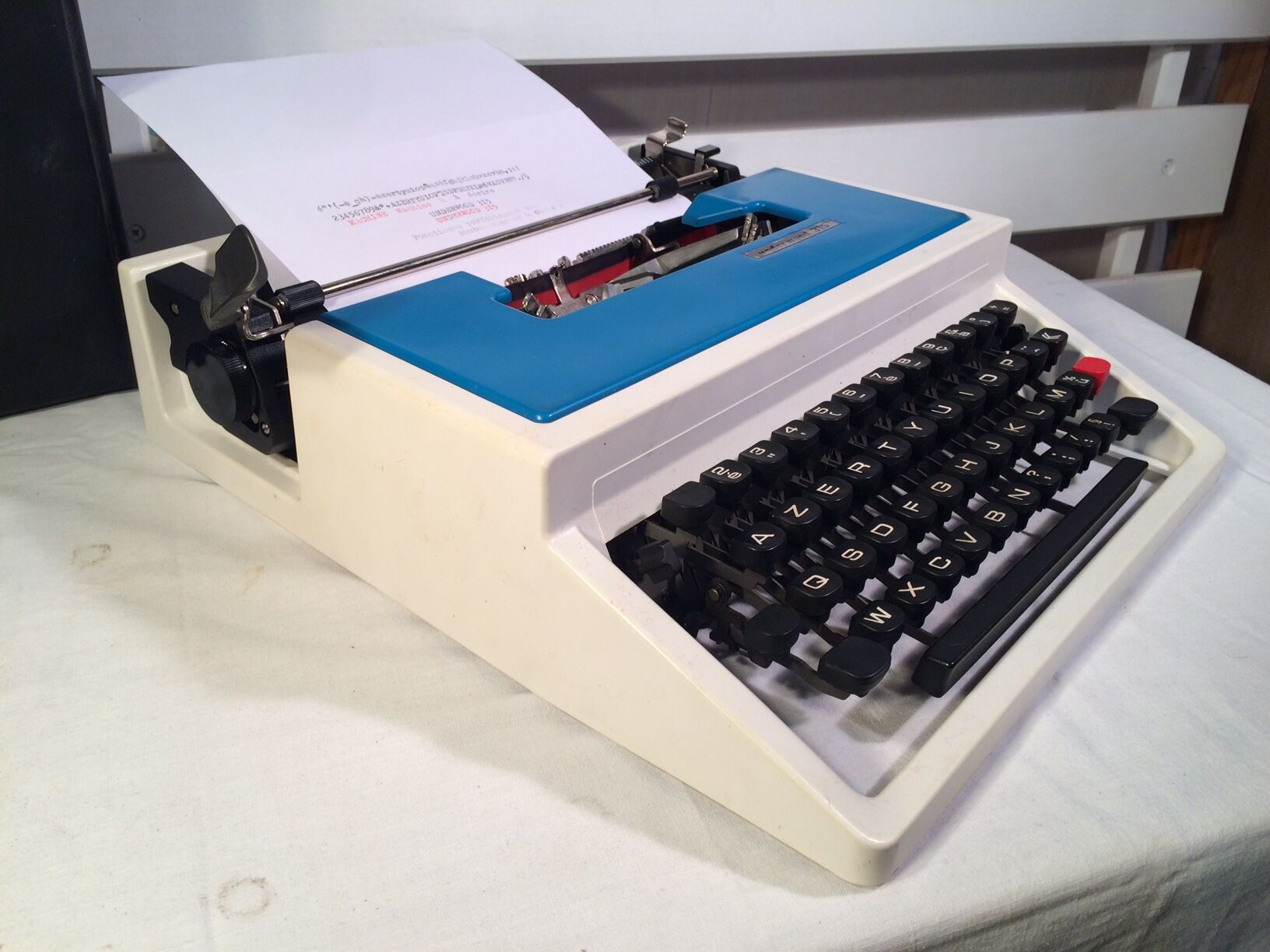 Underwood 315 portable typewriter 70