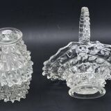 Set of 2 Ercole Barovier Rostrato Murano Italian Glass Vase for Barovier & Toso