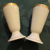 A set of two white mugs